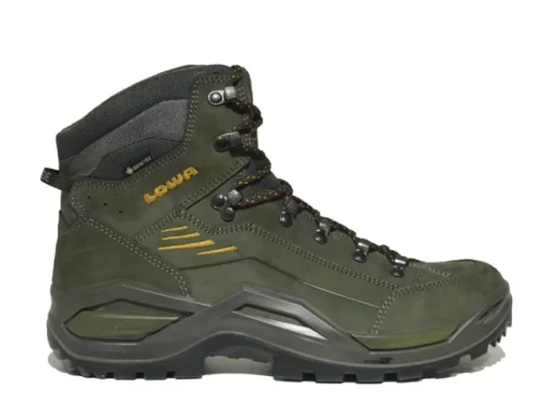 Outdoorschoenen^LOWA RENEGADE EVO GTX MID 311916 oliv/senf