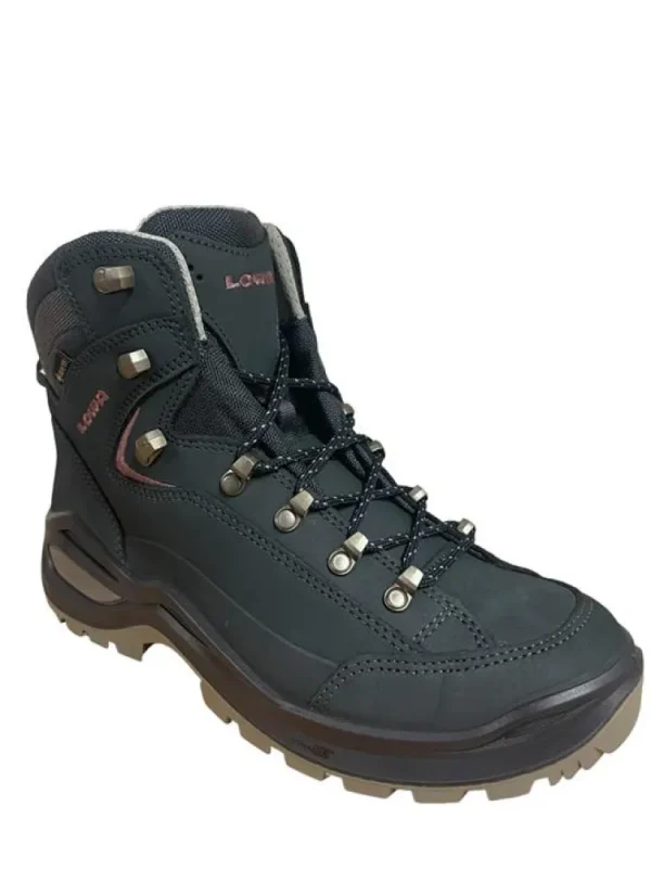 Outdoorschoenen^LOWA RENEGADE EVO GTX MID Ws 321916 stahlblau/alt rosa