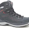 Outdoorschoenen^LOWA Toro Pro GTX Mid Ws navy/redwo 63