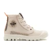 Veterschoenen^Palladium 99183 297 sand