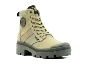 Veterschoenen | Veterschoenen^Palladium Pallabase Hi ARMY Vetiver