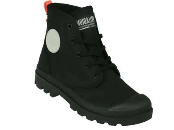 Veterschoenen^Palladium Pampa Hi 92352 Zwart (060)