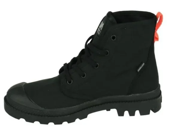 Veterschoenen^Palladium Pampa Hi 92352 Zwart (060)