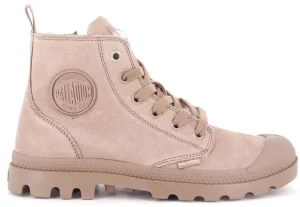 Veterschoenen^Palladium Pampa Hi Zip 92982 nude brown