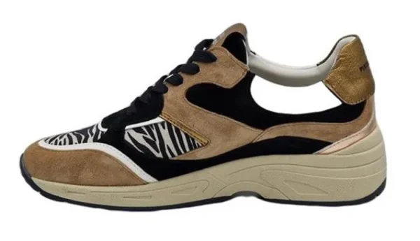 Veterschoenen^Piedi Nudi Talla 03.11 beige zebra