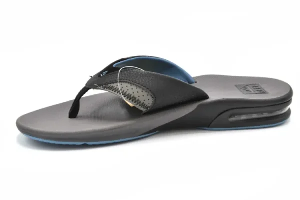 Slippers^Reef Fanning GUNMETAL-OCEAN