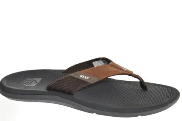 Slippers^Reef -santa-ana GREY-TAN