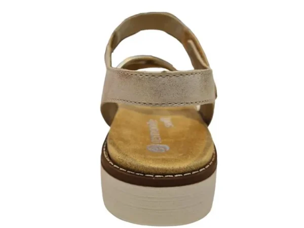 Sandalen^Remonte D2058 lehm-metallic/gold/muschel/per