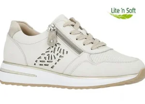 Veterschoenen^Remonte D1G00 offwhite/perle/muschel/offwhit