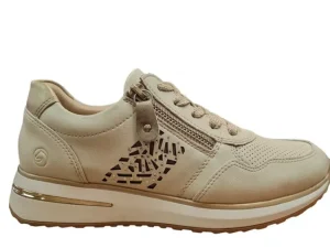 Veterschoenen^Remonte D1G00 offwhite/perle/muschel/offwhit