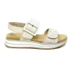 Sandalen^Remonte D1J53 weiss-multi/porzellan