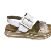 Sandalen^Remonte D1J53 muschel/weiss