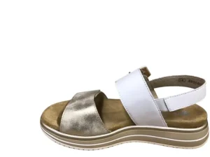 Sandalen^Remonte D1J53 muschel/weiss