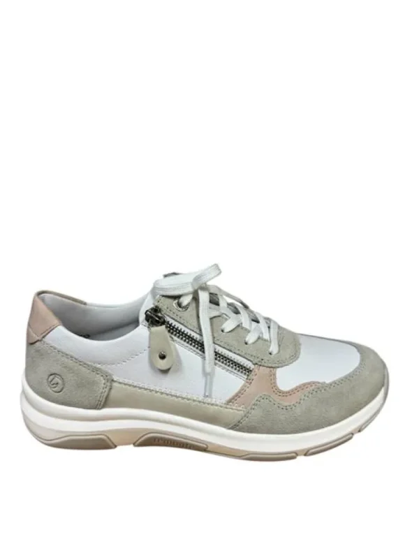 Veterschoenen^Remonte D1S03 quarz/weiss/rose/crema/weiss