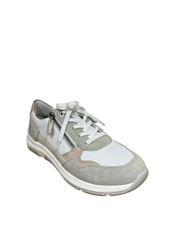 Veterschoenen^Remonte D1S03 quarz/weiss/rose/crema/weiss