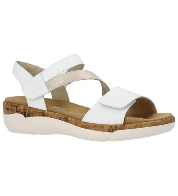 Sandalen^Remonte R6860 weiss/rosegold/weiss