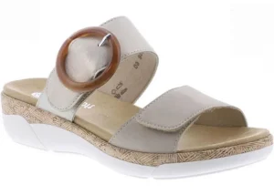 Slippers^Remonte R6858 ginger/muschel