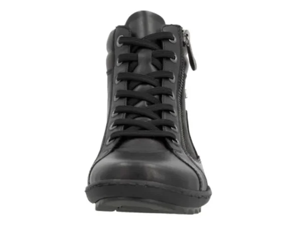 Veterschoenen^Remonte R1458 schwarz/schwarz-antique/antik/