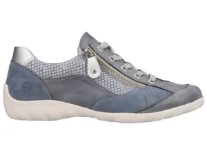 Sneakers^Remonte R3410 whiteblue/adria/silber/silver/