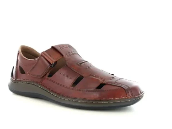 Klittebandschoenen^Rieker 05284 amaretto