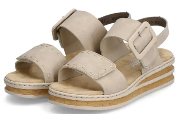 Sandalen^Rieker 62950 nude