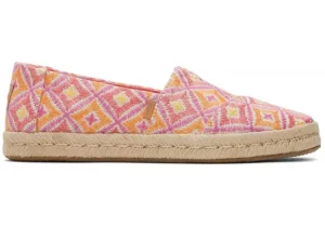 Instappers^Toms 10020707 Shell Pink Geo