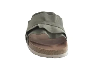 Slippers^Verbenas rocio Khaki (serraje kaki)