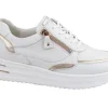 Sneakers^Waldlaufer Waldläufer 755004 weiss rosègold weiss