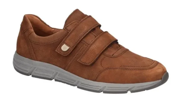 Klittebandschoenen^Waldlaufer Waldläufer 323301 sienna ls asph./grau