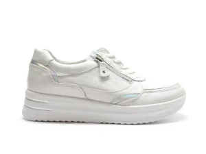 Sneakers^Waldlaufer Waldläufer 755004 weiss silber weiss