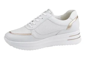 Sneakers^Waldlaufer Waldläufer 755004 weiss rosègold weiss