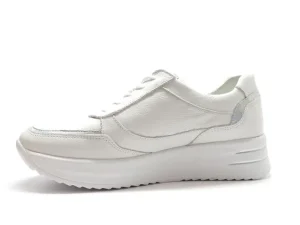 Sneakers^Waldlaufer Waldläufer 755004 weiss silber weiss