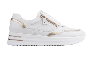 Sneakers^Waldlaufer Waldläufer 755004 weiss rosègold weiss