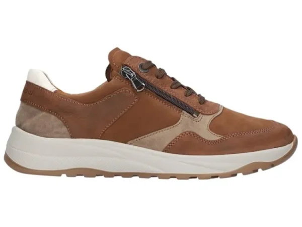 Sneakers^Waldlaufer Waldläufer 662001 Alek Denver Crazy-h. Mem. sienna tabak sand