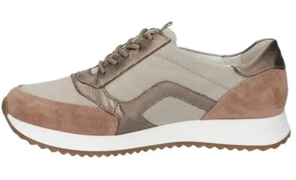 Sneakers^Waldlaufer Waldläufer 752003 wijdte H nougat beige bronce