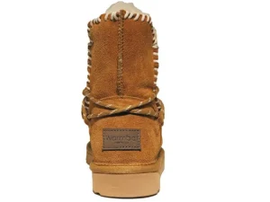 Enkellaarzen | Laarzen^Warmbat WATURRA WOMEN SUEDE LACE BOOT cognac