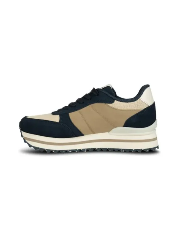 Sneakers^Woden Ronja Plateau Navy Multi