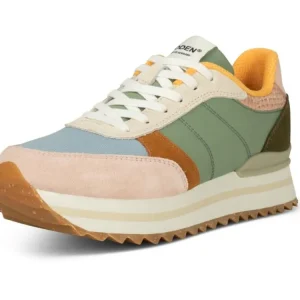 Sneakers^Woden Ronja Plateau WL599 Algae Multi