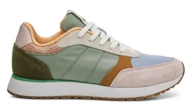 Sneakers^Woden Ronja WL-740 Groen Multi (911)