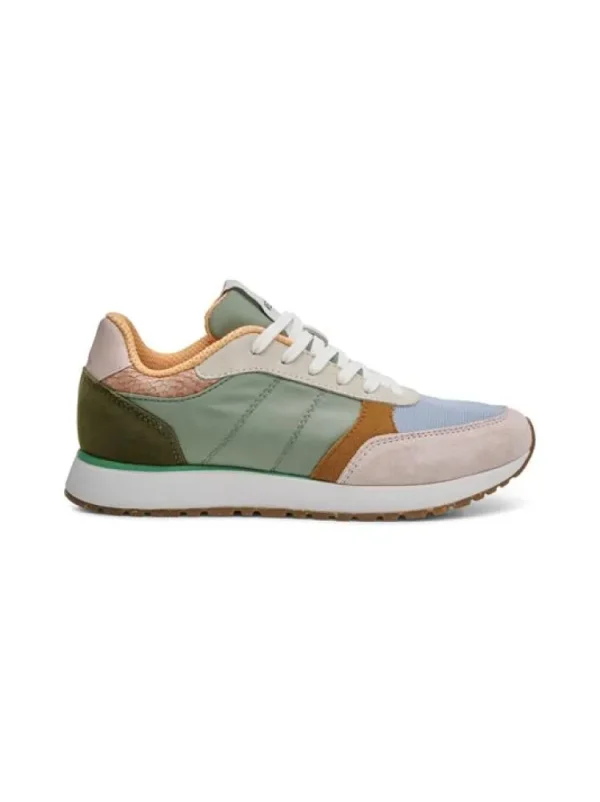 Sneakers^Woden Ronja WL-740 Groen Multi (911)