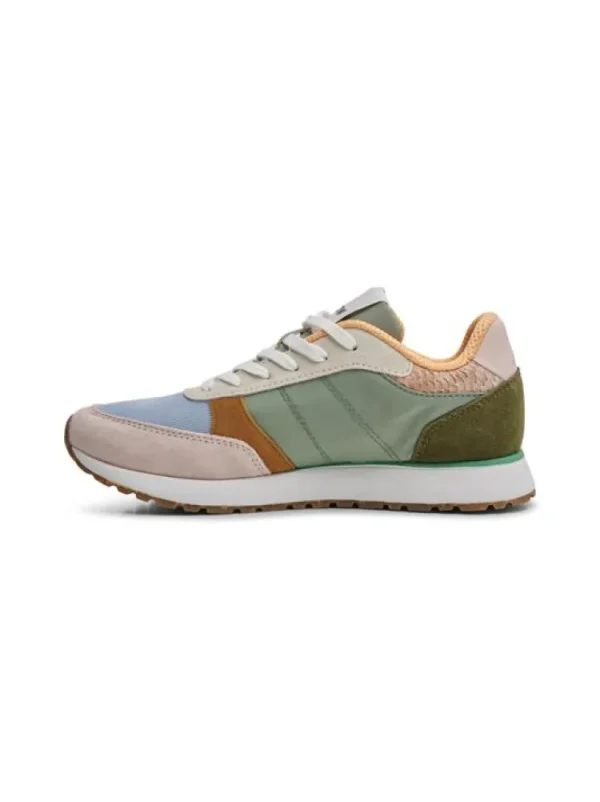 Sneakers^Woden Ronja WL-740 Groen Multi (911)