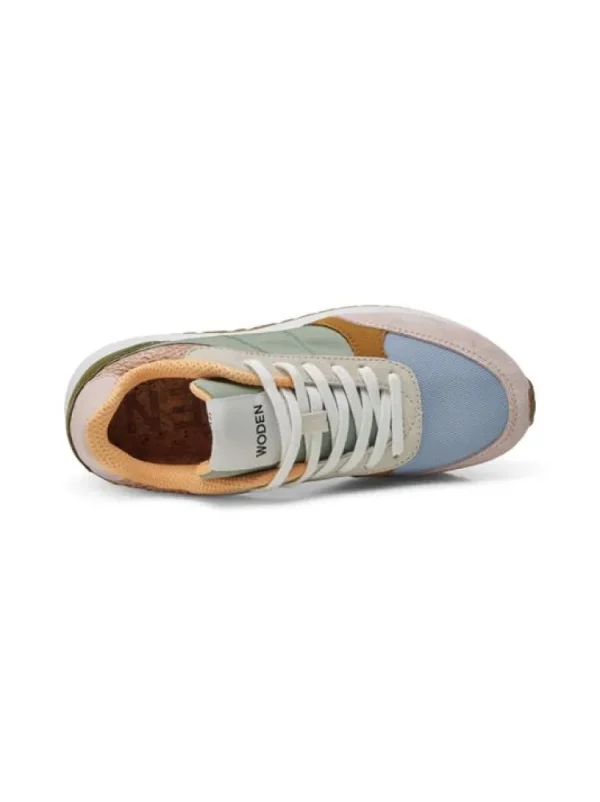 Sneakers^Woden Ronja WL-740 Groen Multi (911)