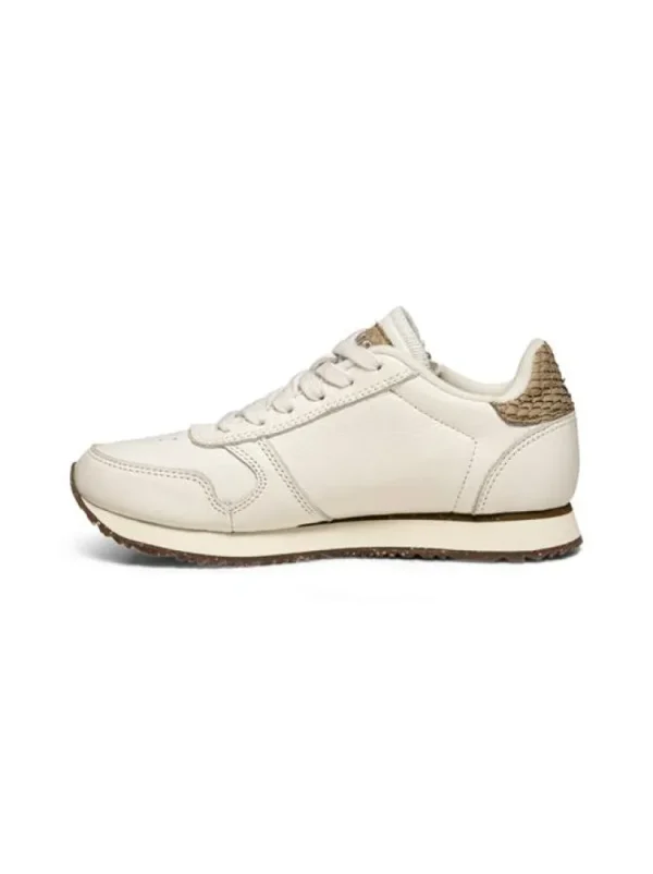 Sneakers^Woden Ydun Leather Zip Wit