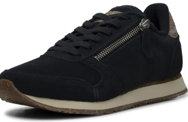 Sneakers^Woden Ydun Suede Zipper WL044 009 Dark Navy